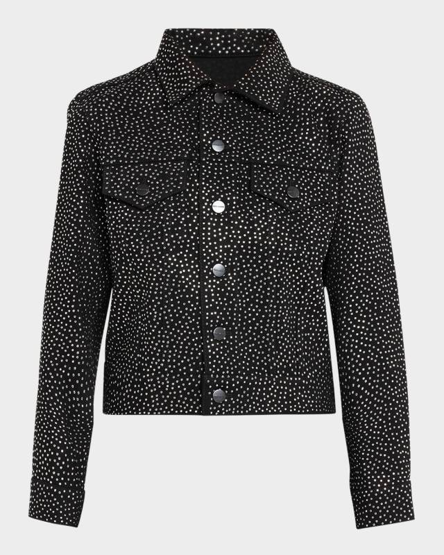 Glam Studs Shrunken Trucker Jacket