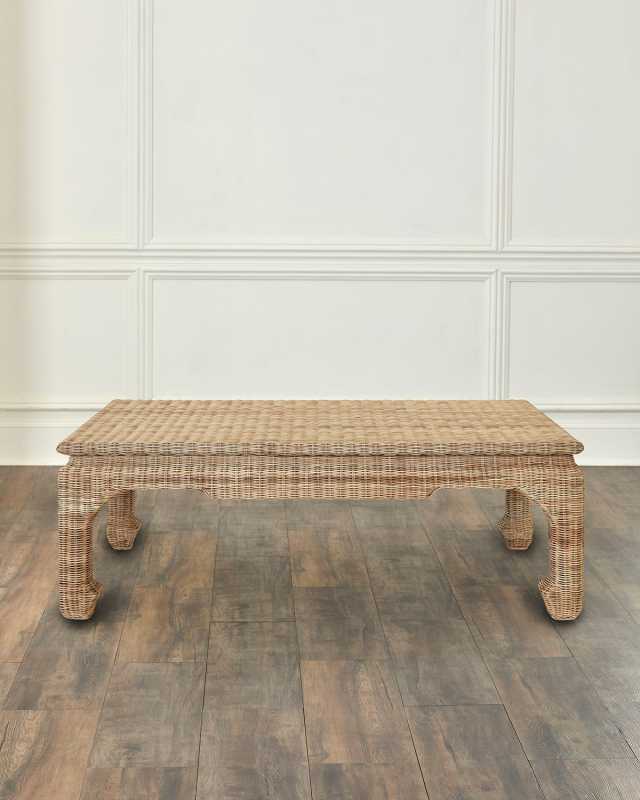 Guinevere Rattan Coffee Table