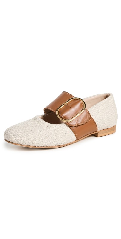 Shekudo Melbourne Flats Bone