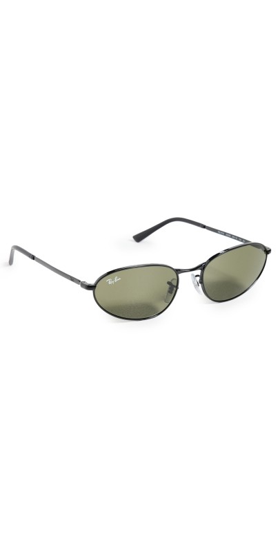 Ray-Ban RB3734 Oval Sunglasses Black