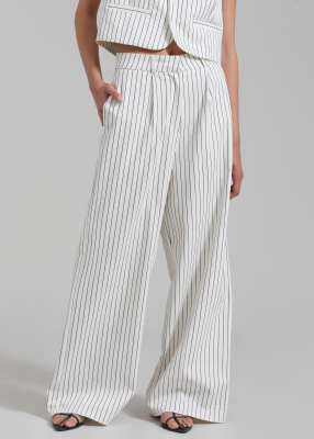 The Frankie Shop LANDRY WIDE LEG TROUSERS