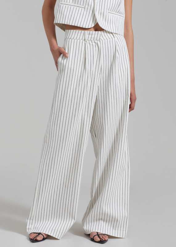 The Frankie Shop LANDRY WIDE LEG TROUSERS