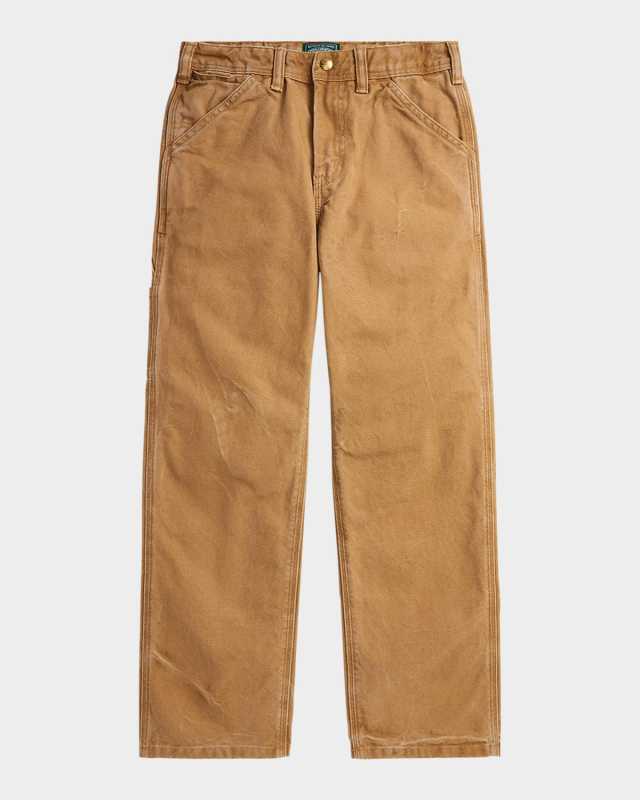 Boy's Canvas Utility Pants W/ Archival Patch, Size 2-7