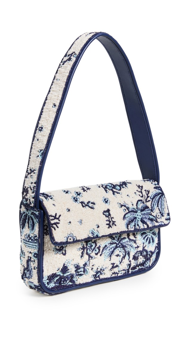 STAUD Tommy Beaded Bag Toile De Pup
