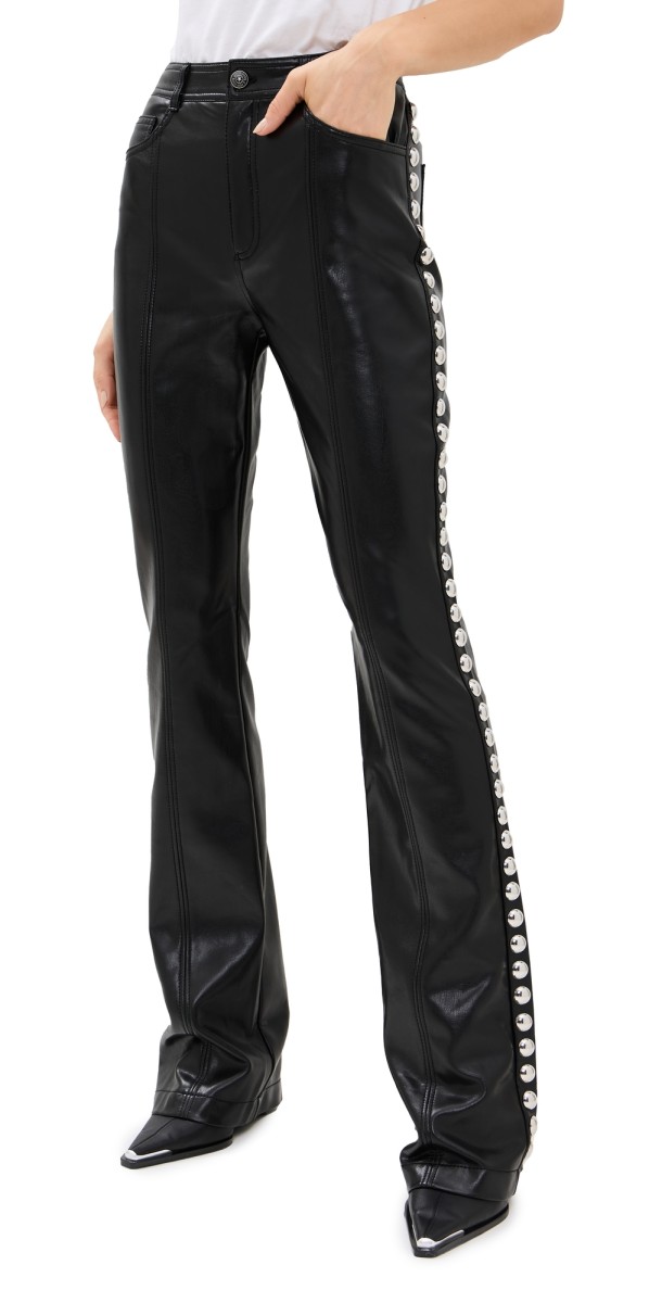 Cinq à Sept Studded Shailene Pants Black