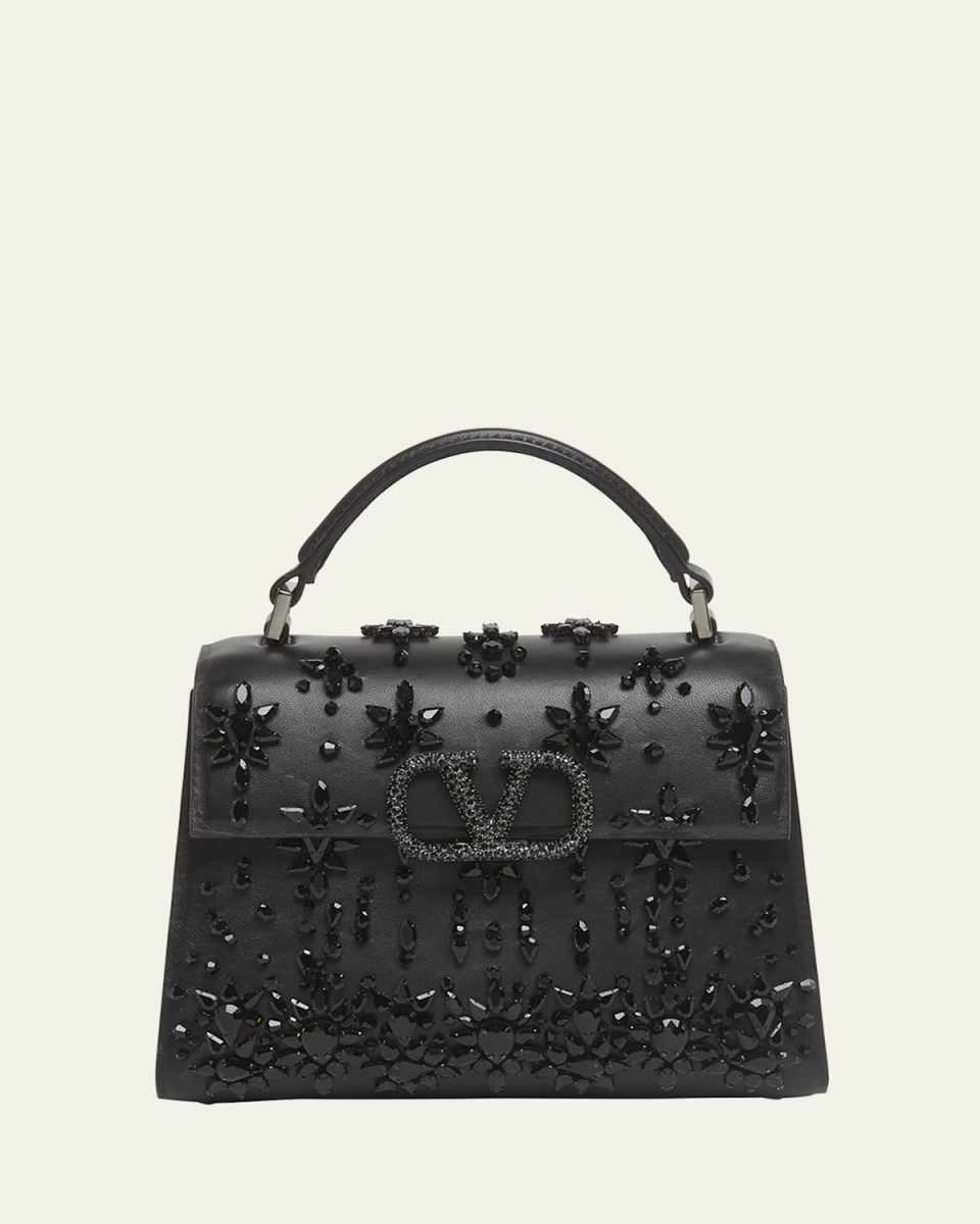 Vsling Mini Rhinestone Top-Handle Bag