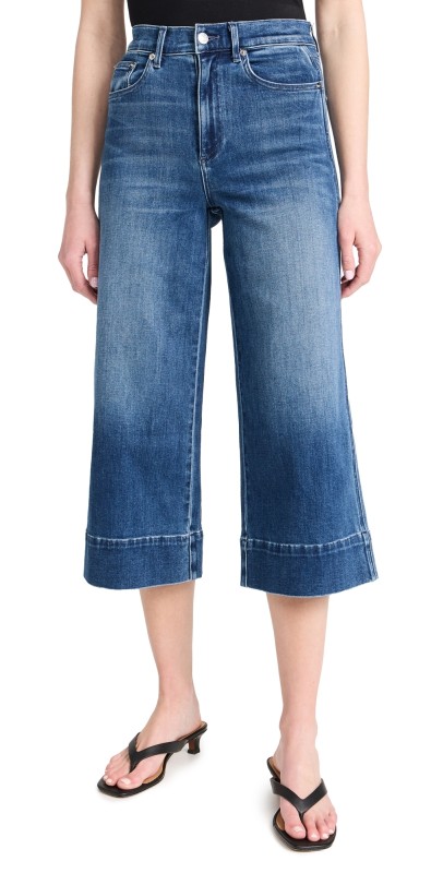 LE JEAN Rosie Wide Leg Crop Jeans Wilder