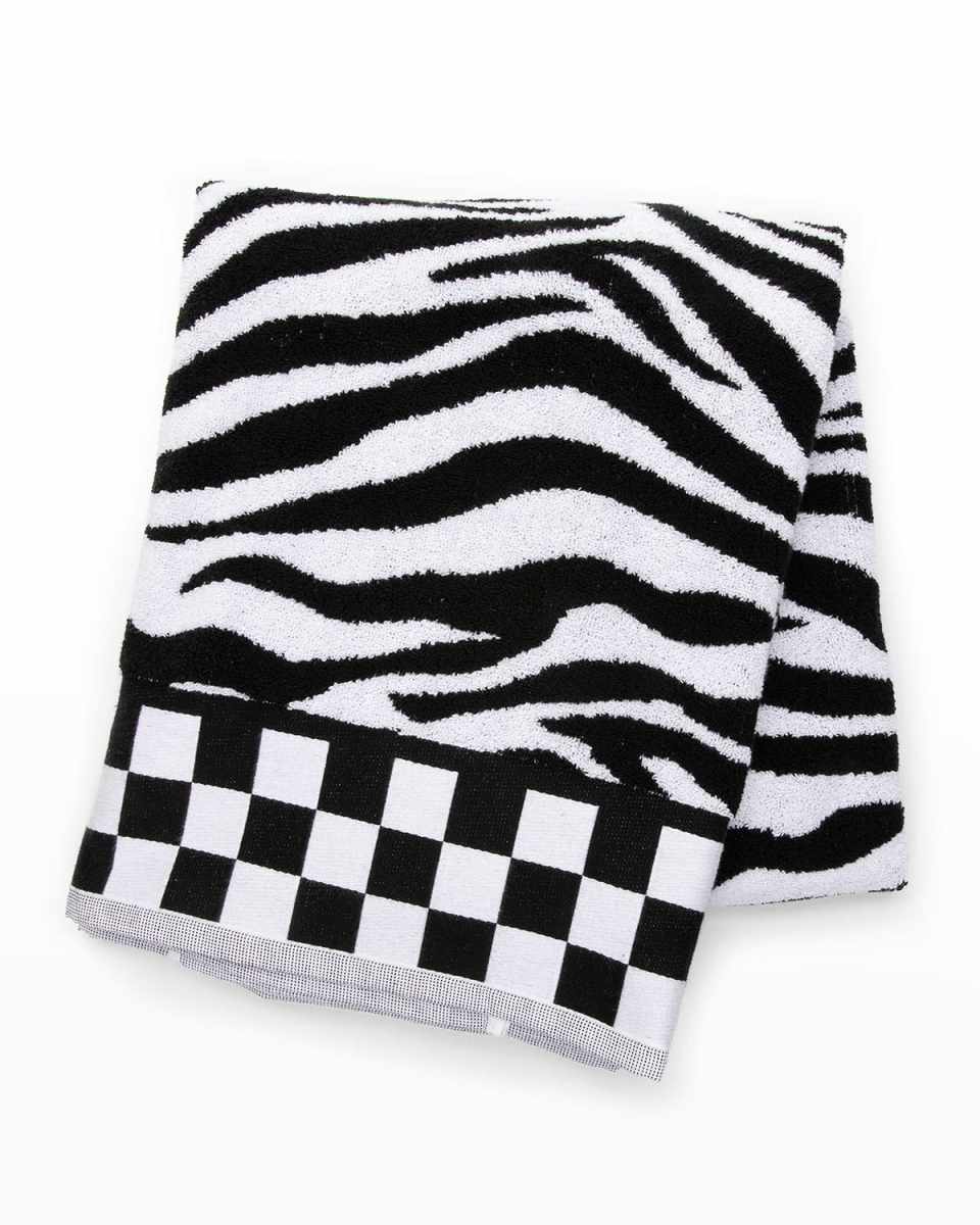 Zebra Bath Towel