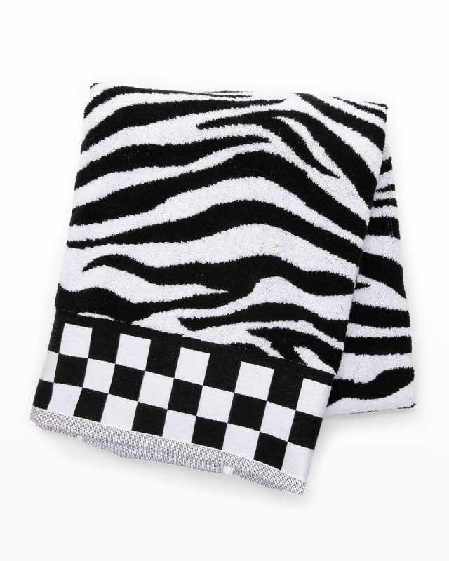 Zebra Bath Towel