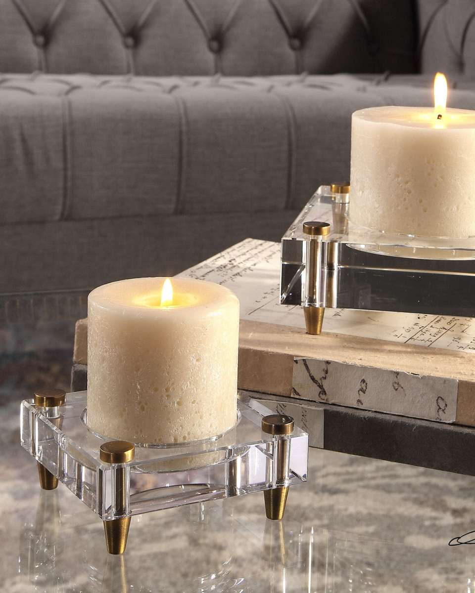 Claire Candleholders, Set of 2