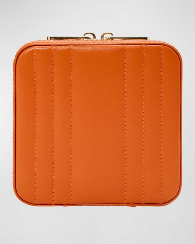 Maria Square Quilted Zip Jewelry Case