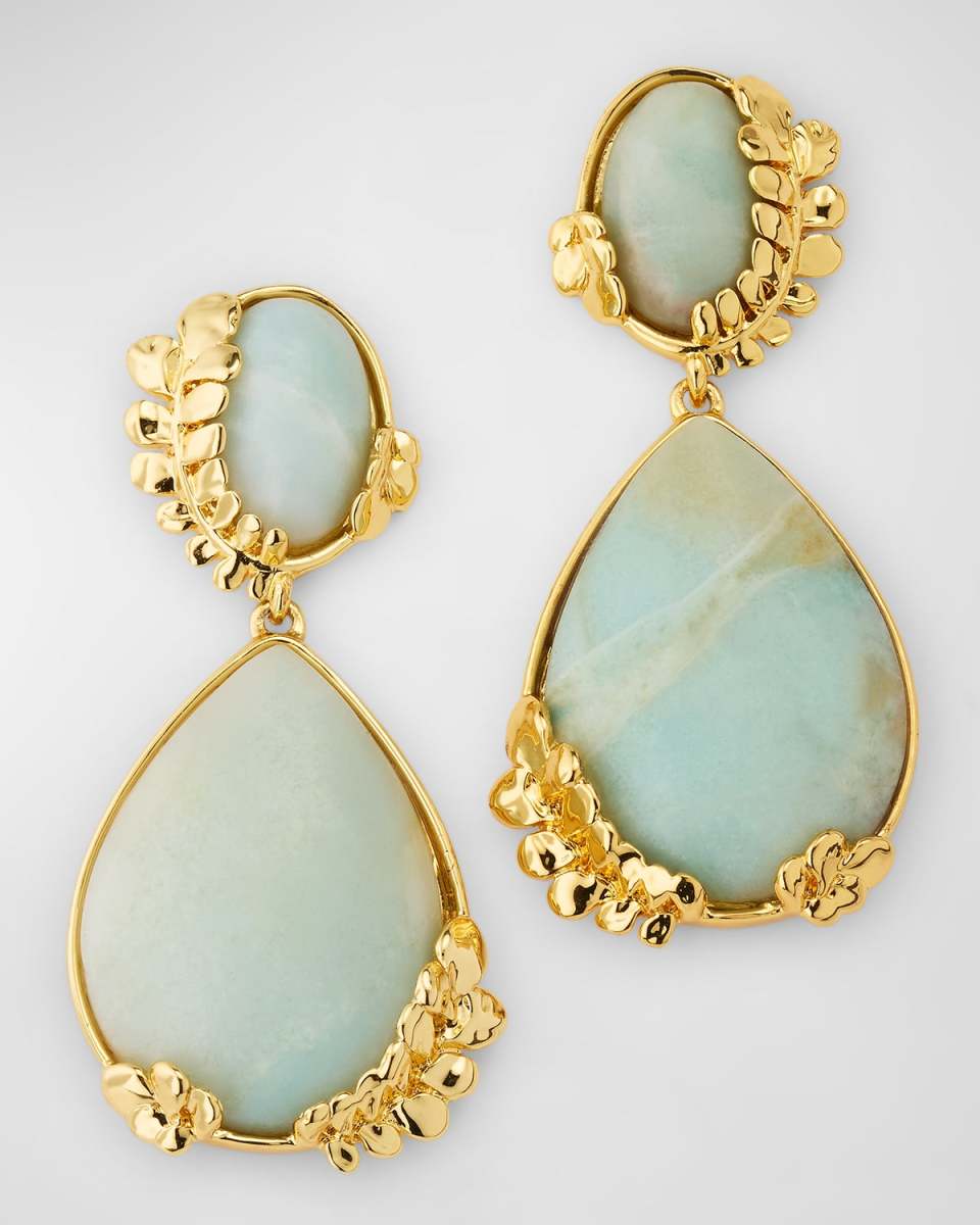 Marrakech Drop Earrings, Light Blue