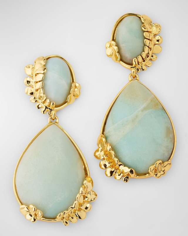 Marrakech Drop Earrings, Light Blue