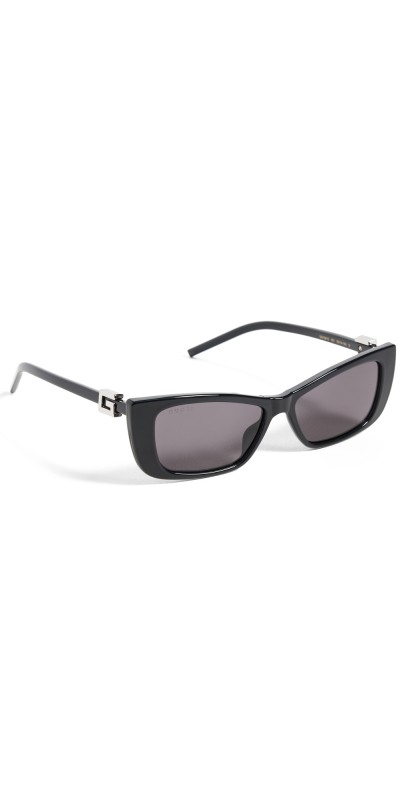 Gucci G String Cat Eye Sunglasses Black-Black-Grey