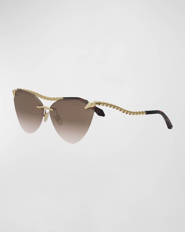 Serpenti Viper Cat-Eye Sunglasses