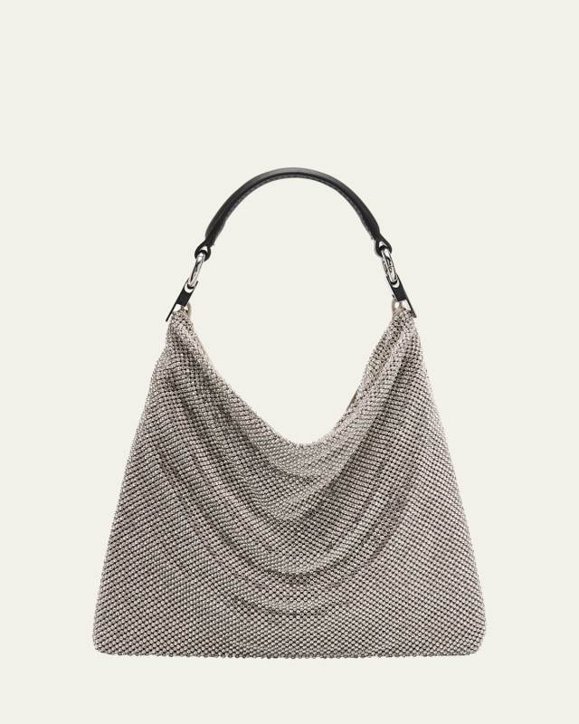 Bella Ciao Crystal Mesh Shoulder Bag