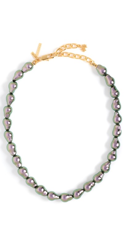 Lele Sadoughi Baroque Pearl Collar Necklace Pearl