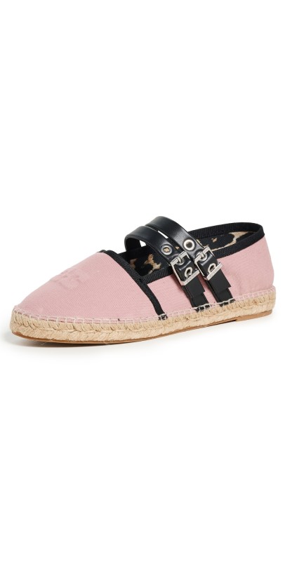 GANNI Summer Espadrilles Chalk Pink