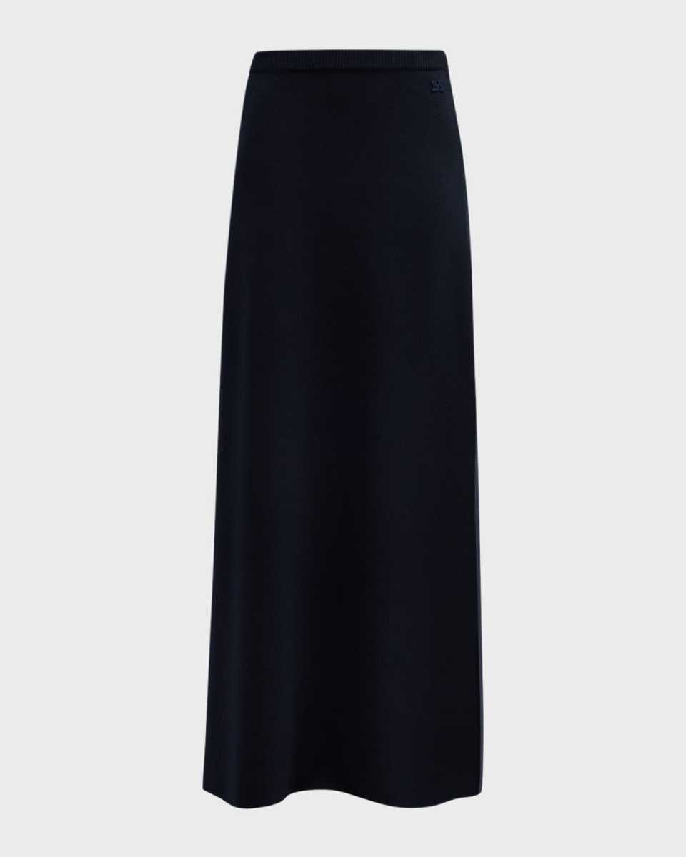 Gattoni Slit-Hem Maxi Skirt