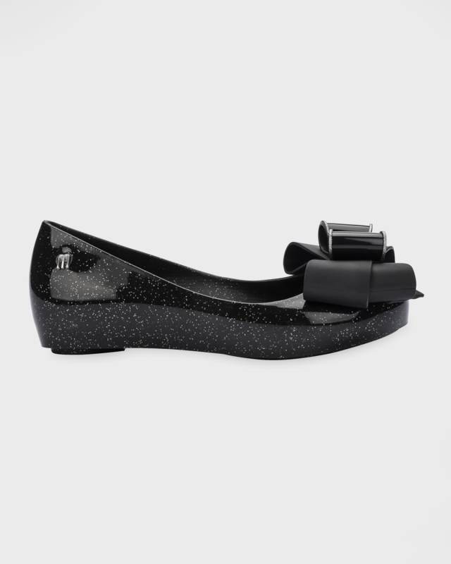 Girl's Bow Jelly Ballerina Flats, Baby/Kids