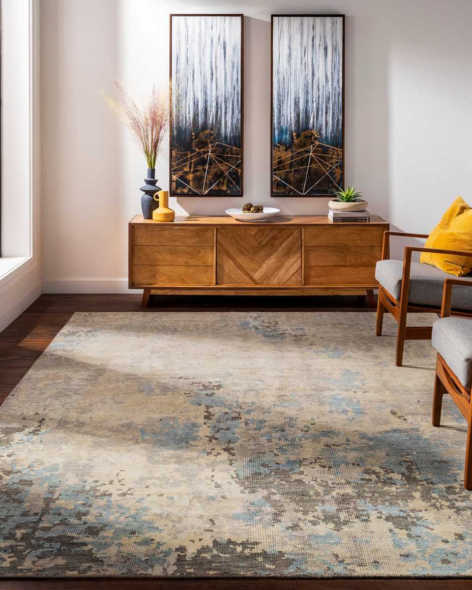 Alana Hand-Knotted Wool Rug, 6' x 9'