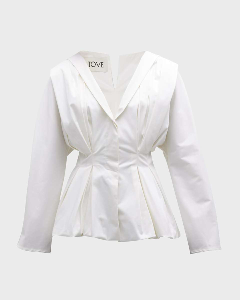 Ebba Pleated Top