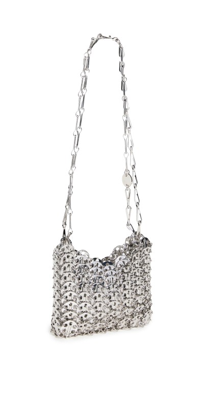 rabanne 1969 Nano Bag Silver