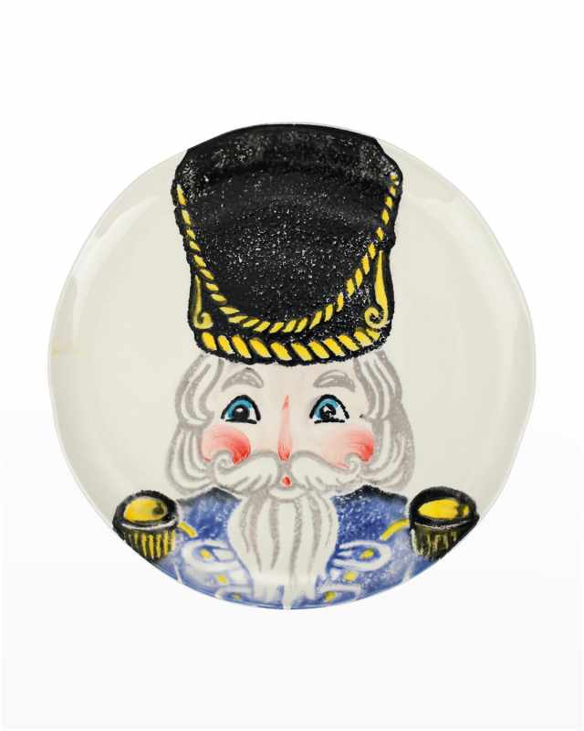 Nutcrackers Blue Dinner Plate