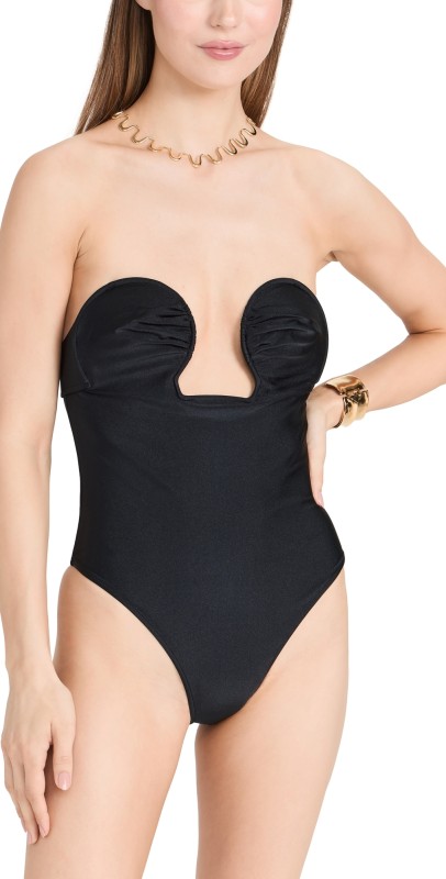 Cult Gaia Celia One Piece Black