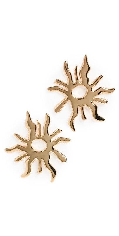 Cult Gaia Soleil Earrings Shiny Brass