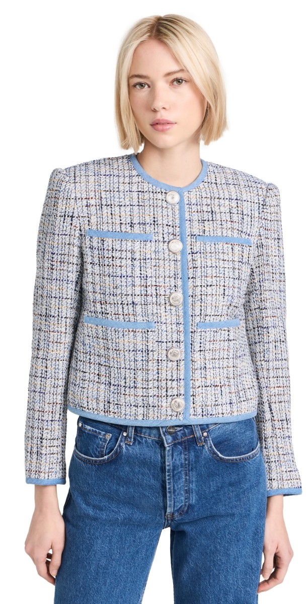 Veronica Beard Darla Jacket Blue Multi