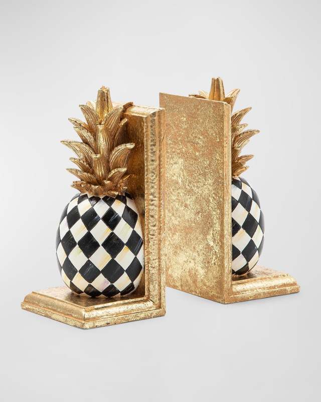 Pineapple Bookends