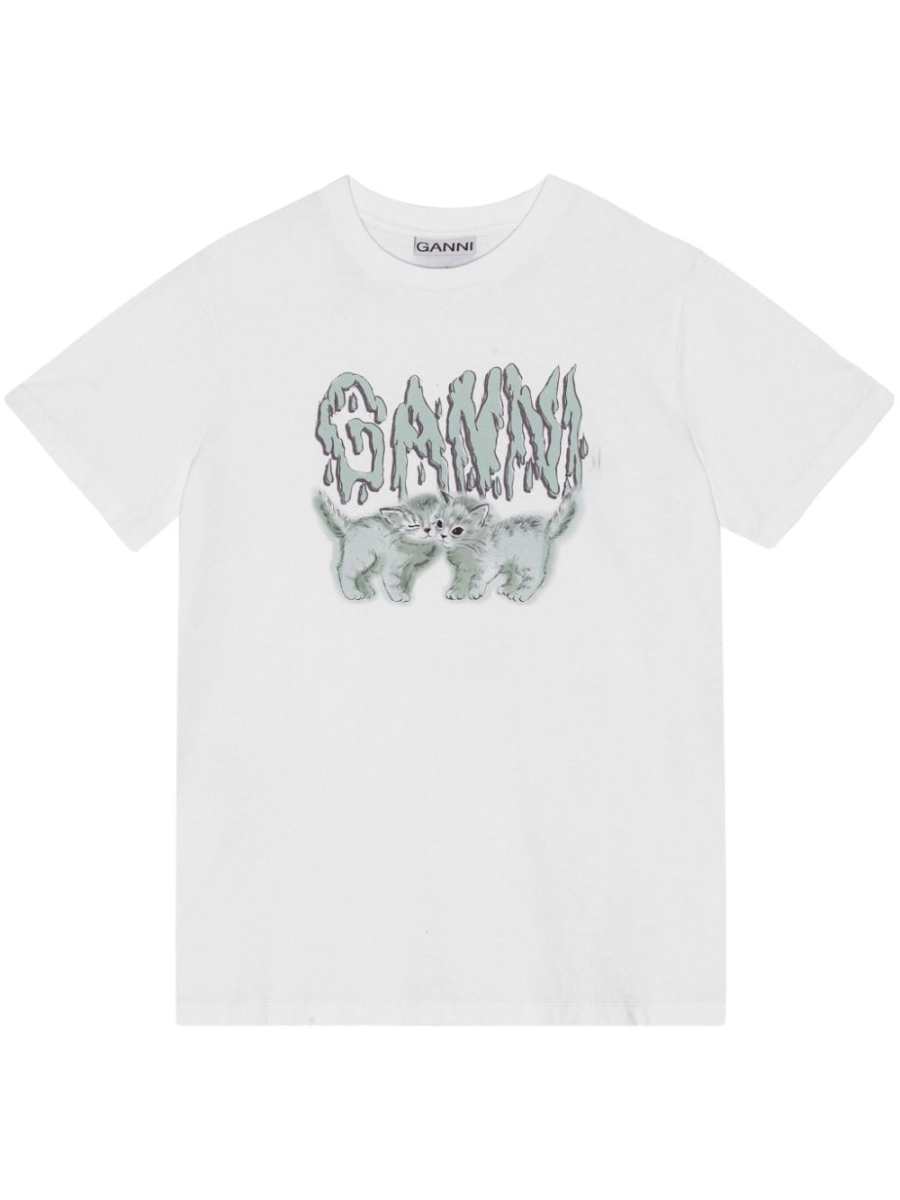 logo-print cotton T-shirt