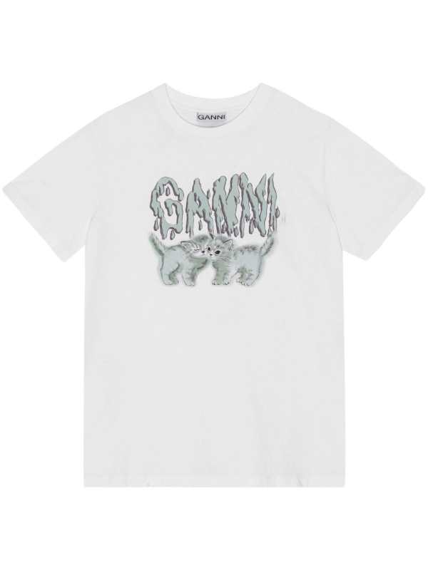 logo-print cotton T-shirt
