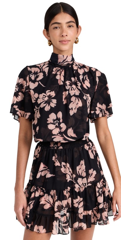 MISA Saffie Dress Auric Flora