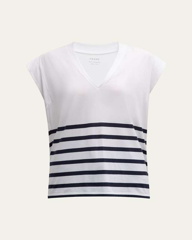 Le Mid Rise V-Neck T