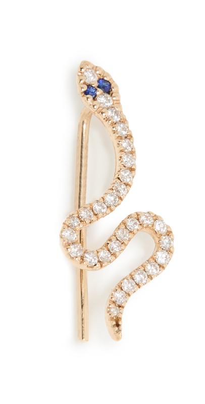 Sydney Evan 14k Gold Snake Ear Climber Yellow Gold