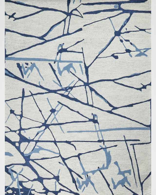 Mystic Hand-Tufted Navy Rug, 10' x 14'