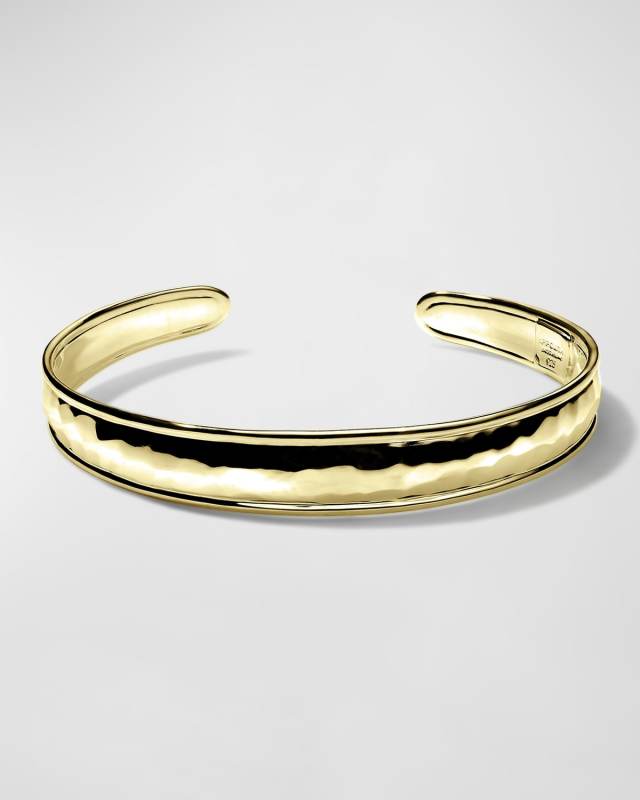 Thin Goddess Cuff in 18K Gol