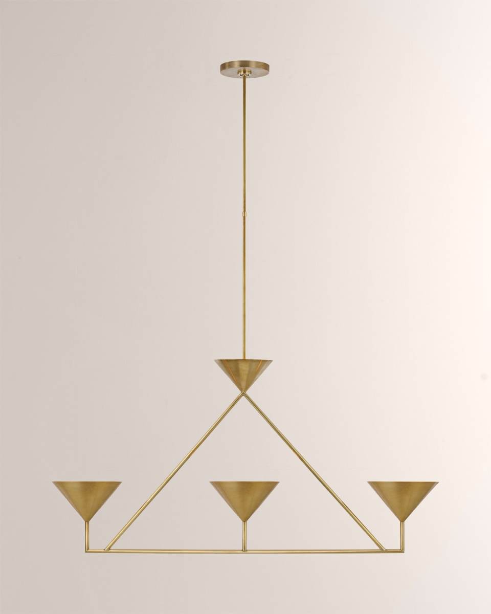 Orsay Medium 3-Light Linear Chandelier by Paloma Contreras