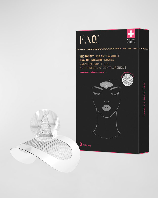FAQ Microneedling Anti-Wrinkle Hyaluronic Acid Patches For Forehead