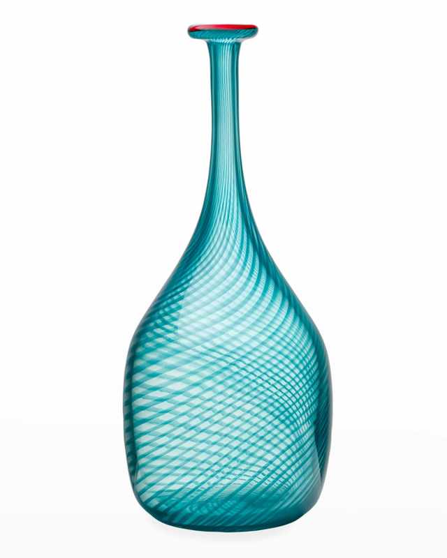 Red Rim Green Bottle