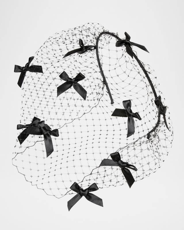 Teri Satin Bow Voilette