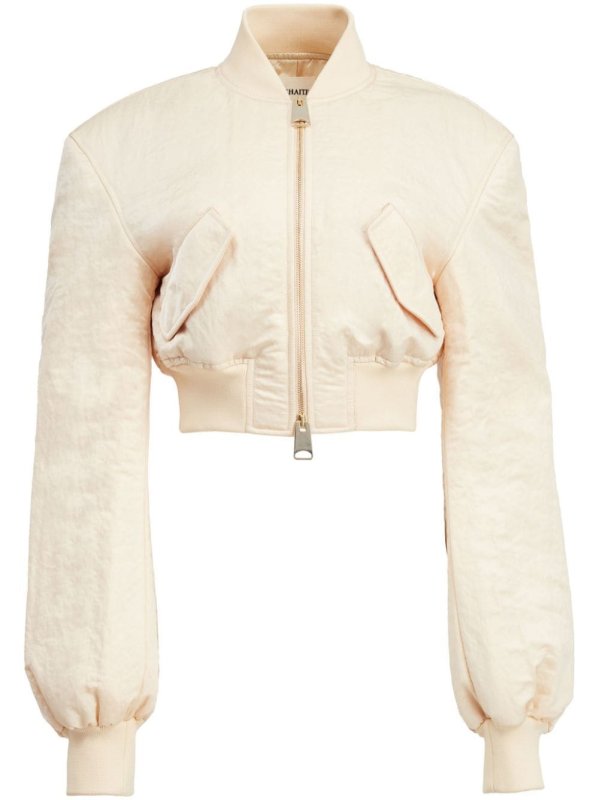 The Reggie cropped bomber jacket