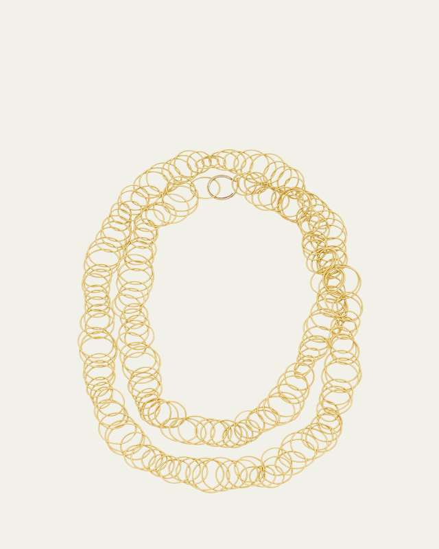 Hawaii 18K Yellow Gold Sautoir Necklace, 102cm