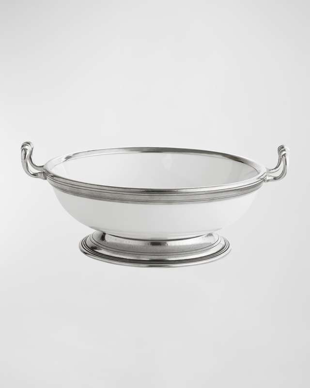 Tuscan Medium Footed Bowl with Handles