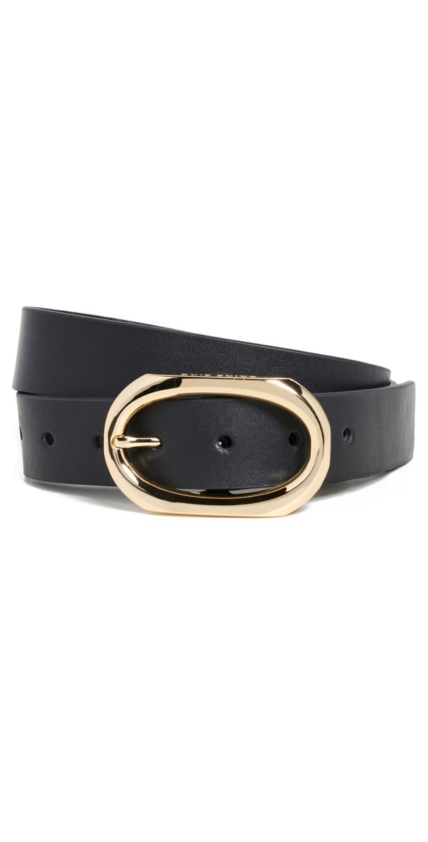 ANINE BING Signature Link Belt Black