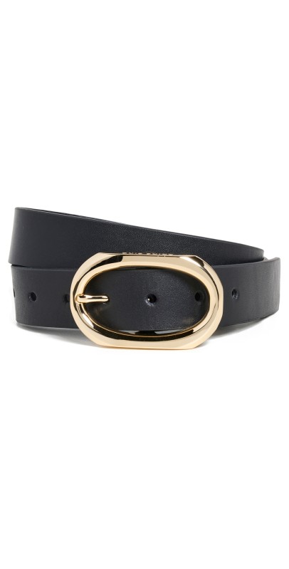 ANINE BING Signature Link Belt Black