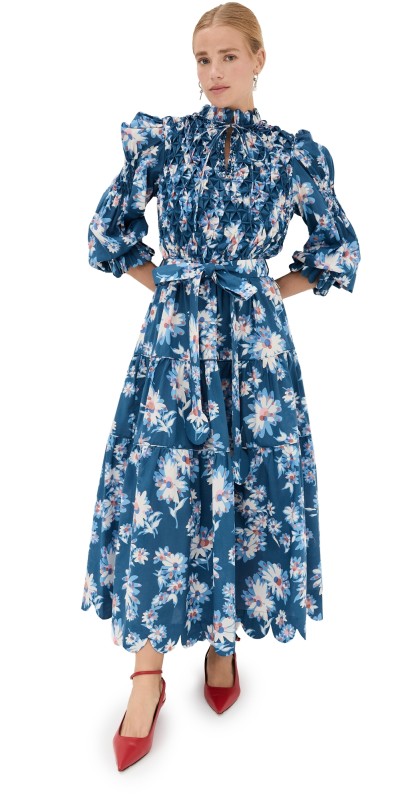 HORROR VACUI Fleur Dress Optic Floral