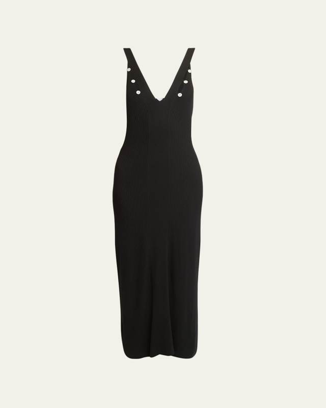 Hayden Sleeveless Rib-Knit Maxi Dress